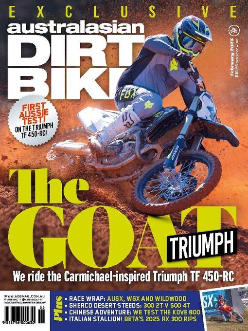 Title details for Australasian Dirt Bike Magazine by Citrus Media Digital Pty Ltd - Available